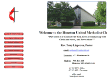 Tablet Screenshot of houstonumc.com
